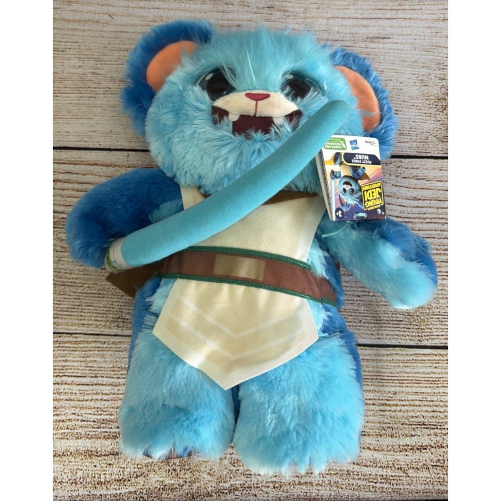 Star Wars Young Jedi Adventures Fuzzy Force Nubs 15" Plush Toy Soft Lightsaber - Picture 3 of 4